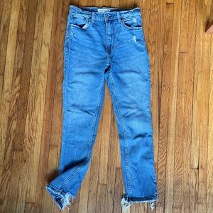High rise skinny jeans medium wash abercrombie & fitch